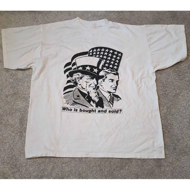 Contra la máquina que está comprada y vendida camiseta de gira blanca S 5XL NE1688