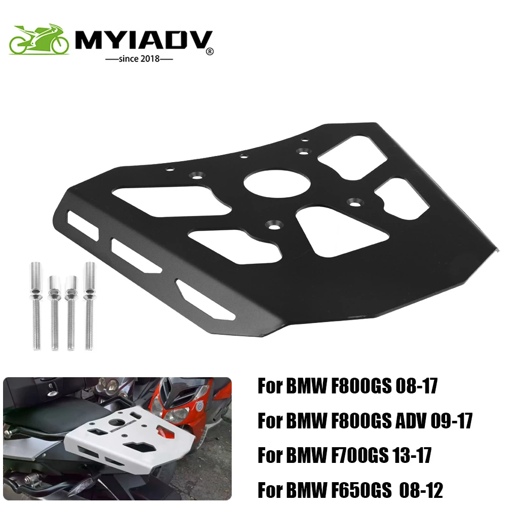 

For BMW F800 GS ADV 2008-2017 F700GS F650GS Rear Luggage Rack Tail Box Carrier Motorcycle Storage Suitcase Support Top Box Shelf