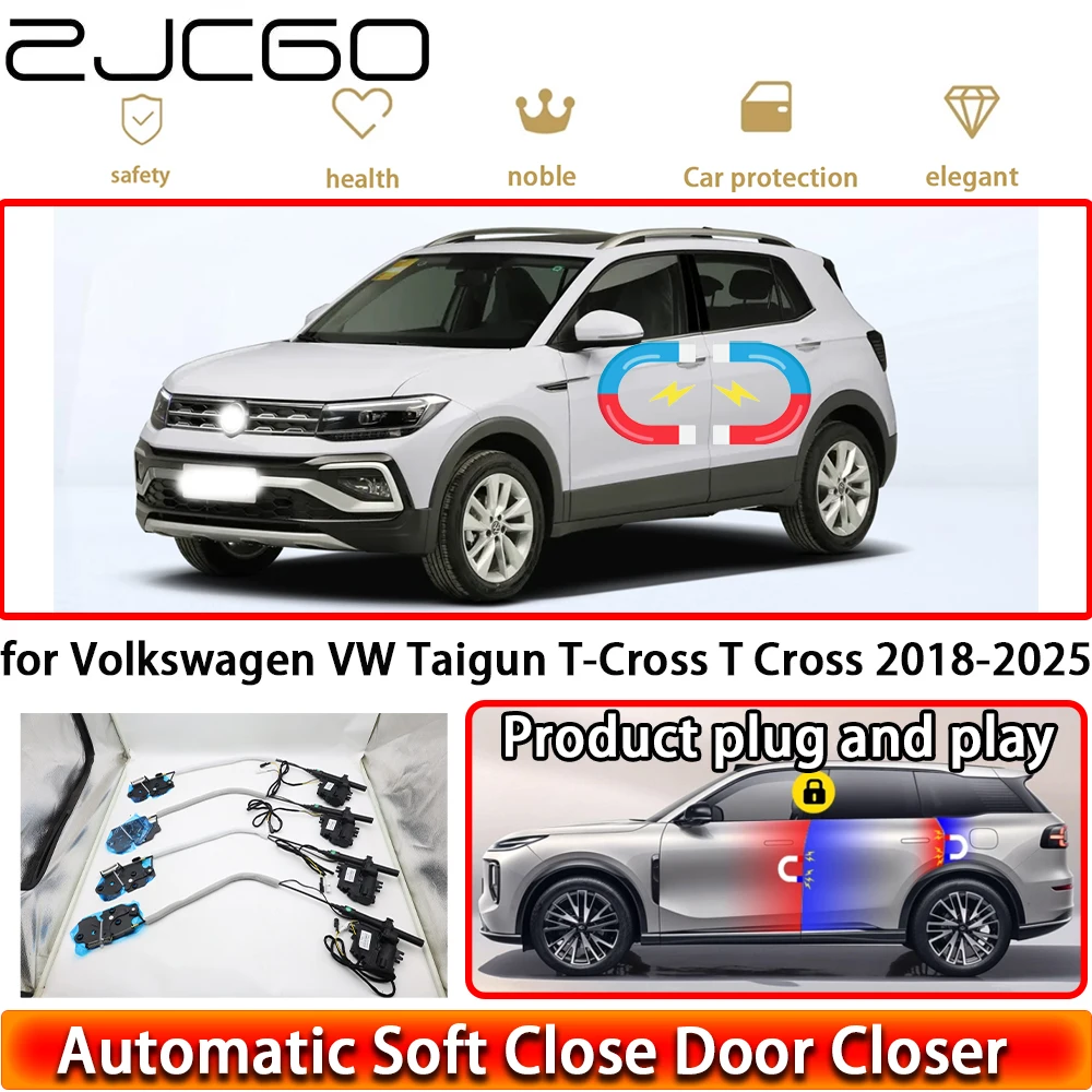 

for Volkswagen VW Taigun T-Cross T Cross 2018-2025 OEM Soft Close Door Kit Power Closing Latch System Auto Pull Door Easy Close