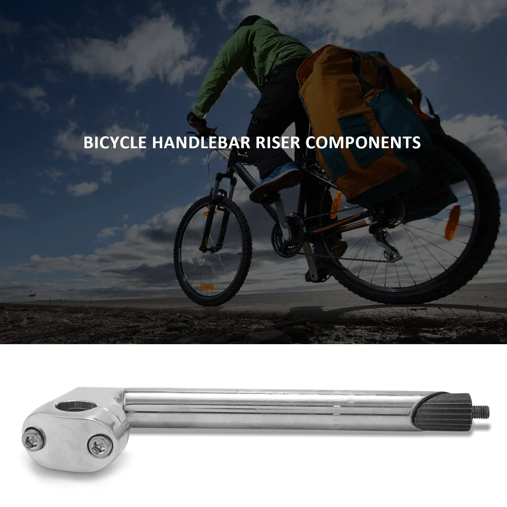 22.2MM Bike Quill Stem, BMX Quill Stem Bike Handlebar Stem Riser Parts Road Bike Stand Stems Mountain Bicycle