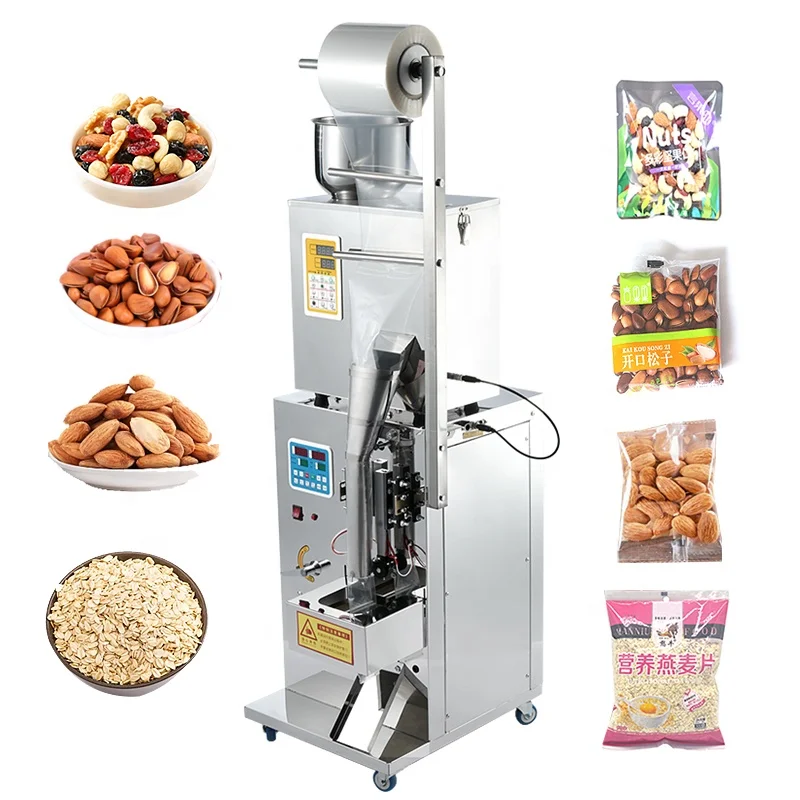 

Multifunctional Fully Automatic Nuts Peanut Candy Popcorn Coffee Tea Bag Packing Machines 1g 50g 100g Sealing Machines