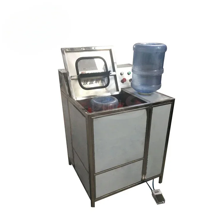 

BS-1 Barrel Washer Decapping Brushing Washing Machine 5 Gallon Bottle Brushing De-capper Machine