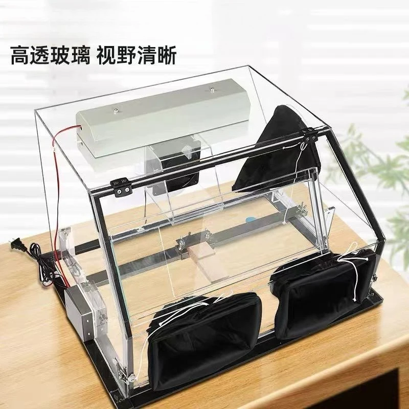 Dust-free Box Jewelry Processing Table Mold Box Dust-proof Box Gold and Silver Polished Acrylic Dust-free Workbench