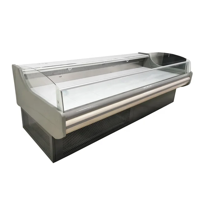 

Supermarket Fresh Display Chiller Freezer Display Fridge Commercial Refrigerated Cabinet