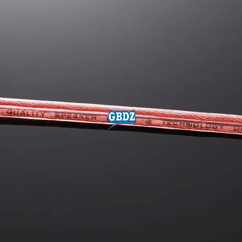 HIFI 4N OxygenFree Copper Audio Cable ETB2*2.5 Square 322 Core Pure Copper Speaker Cable Fever Multi Speaker Amplifier Connector