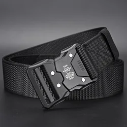 Men Belt Army Outdoor Hunting Tactical Multi Function Combat Survival High Quality Marine Corps Canvas For Nylon Male Luxury