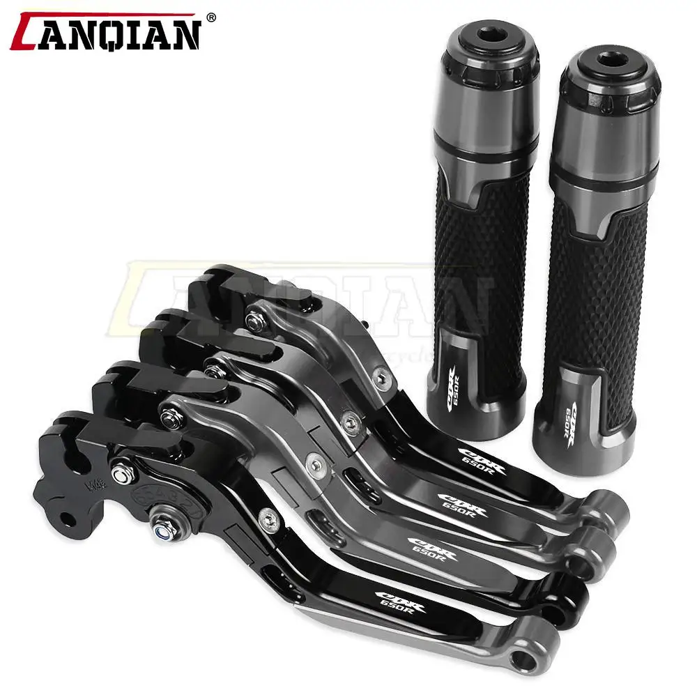 

CBR 650R CBR 650 R Motorcycle CNC Brake Clutch Levers Handlebar knobs Handle Hand Bar Grip Ends FOR HONDA CBR650R 2018 2019 2020