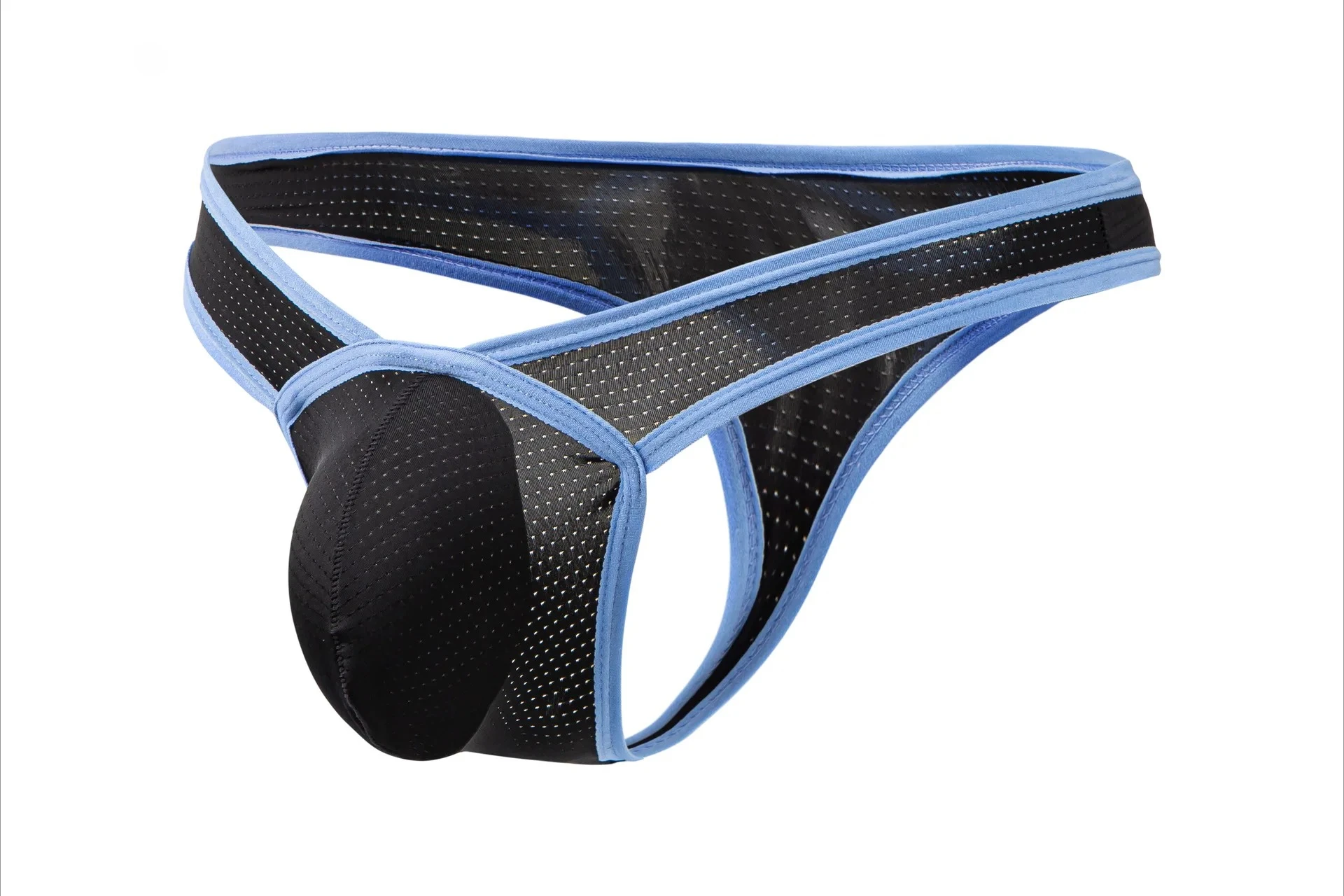 

Летние сетчатые дышащие стринги с Т-образной спинкой, мужские сексуальные U-образные выпуклые трусы для геев, эротические танга, эластичные, быстросохнущие, крутые спортивные стринги