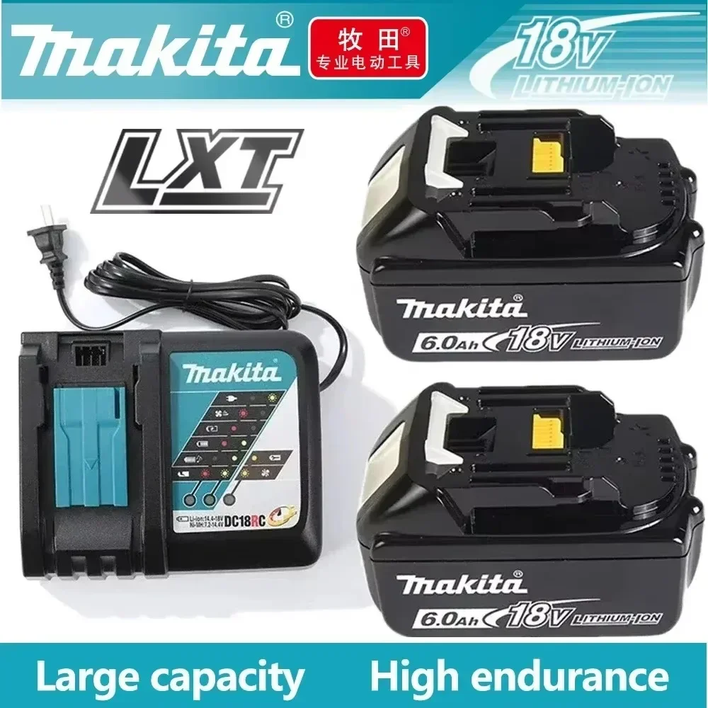 

100% Original Makita 18V Rechargeable 6.0Ah Battery For Makita 18V BL1830 BL1830B BL1840 BL1840B BL1850 BL1850B Power Tools