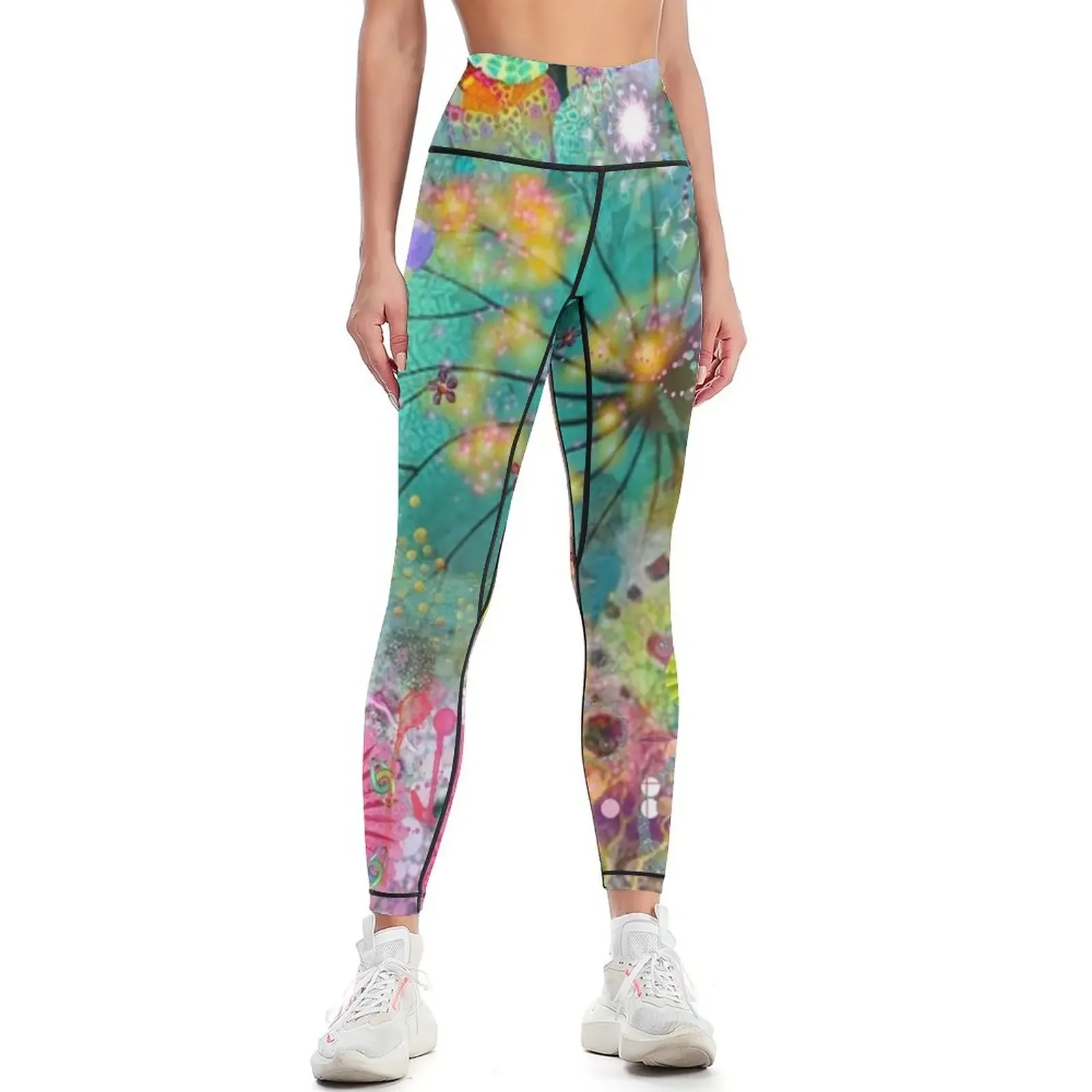 

Symphony of the Fae Leggings Women sports Fitness woman flared Womens Leggings