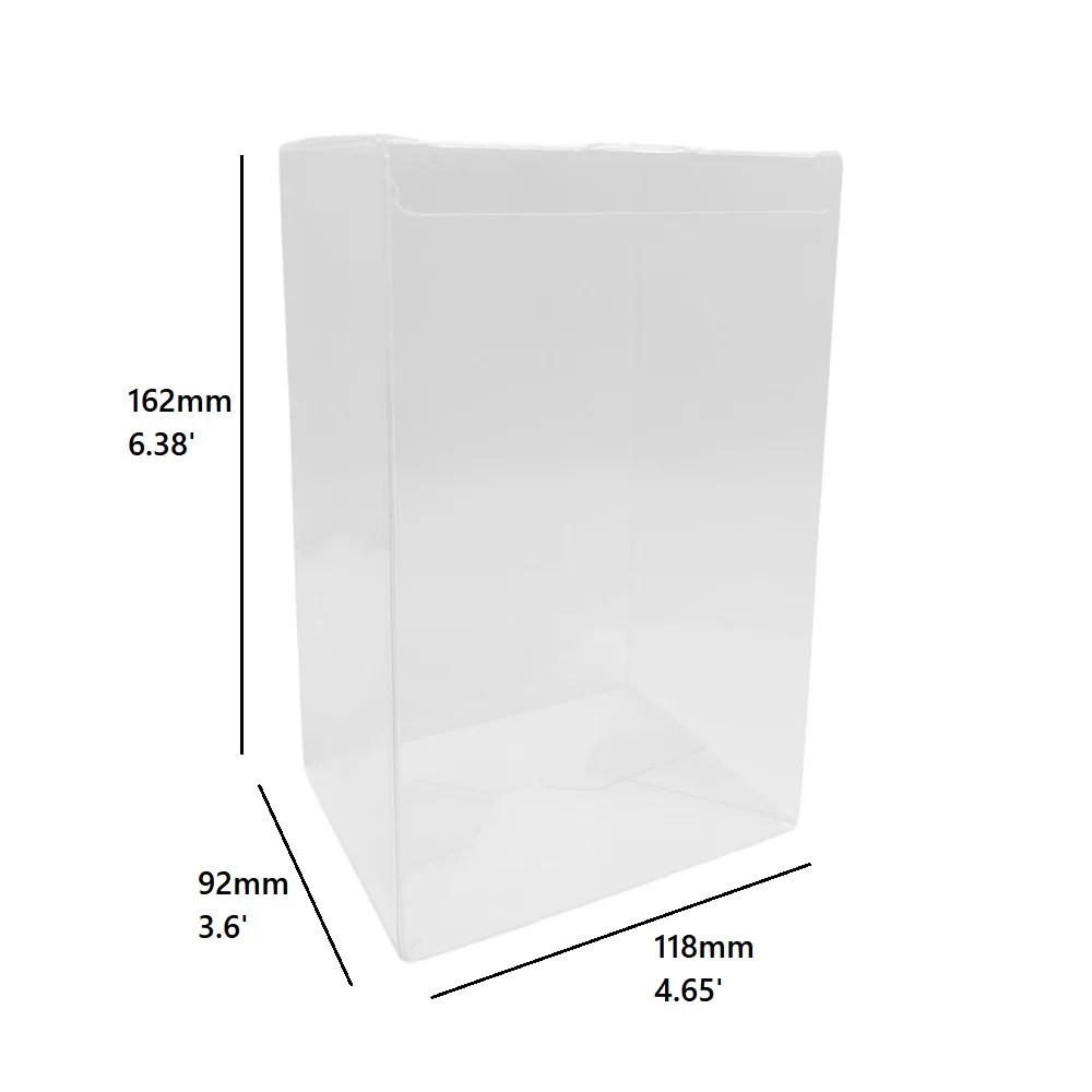 RUITROLIKER 10Pcs 4 inch Protector Case  Protection Clear Plastic Box For Funko Pop Vinyl Figures Series
