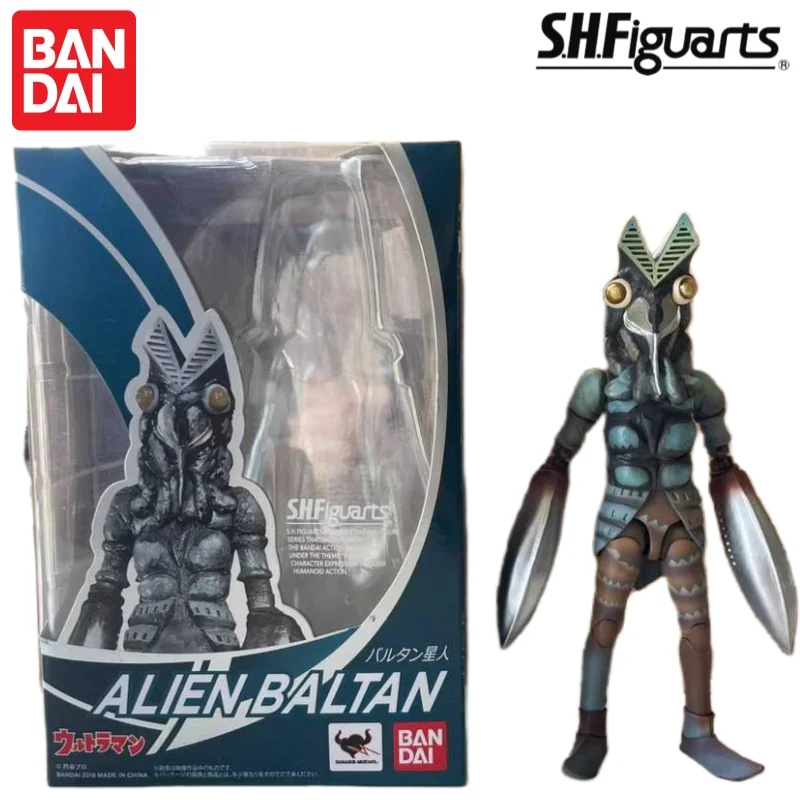 

In Stock Original Bandai S H Figuarts Ultraman Series Baltan Alien Articulated Action Figure, Anime Model Toy, Gift