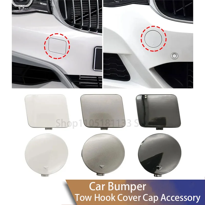 For BMW F34 3 Series GT 2013-2020 Front Bumper Tow Hook Cover 51118061552 Black M Sport 320i 328i 335i Direct Fit