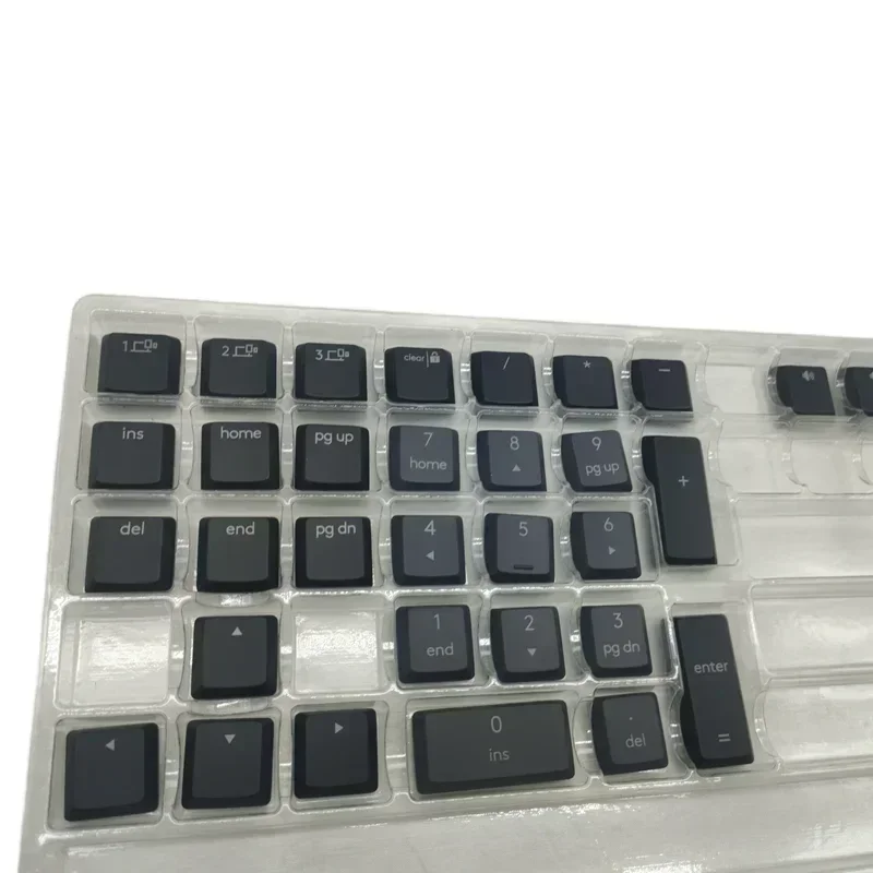 A full set Keycaps for Logitech MX Mechanical Keyboard Graphite ash 110keys