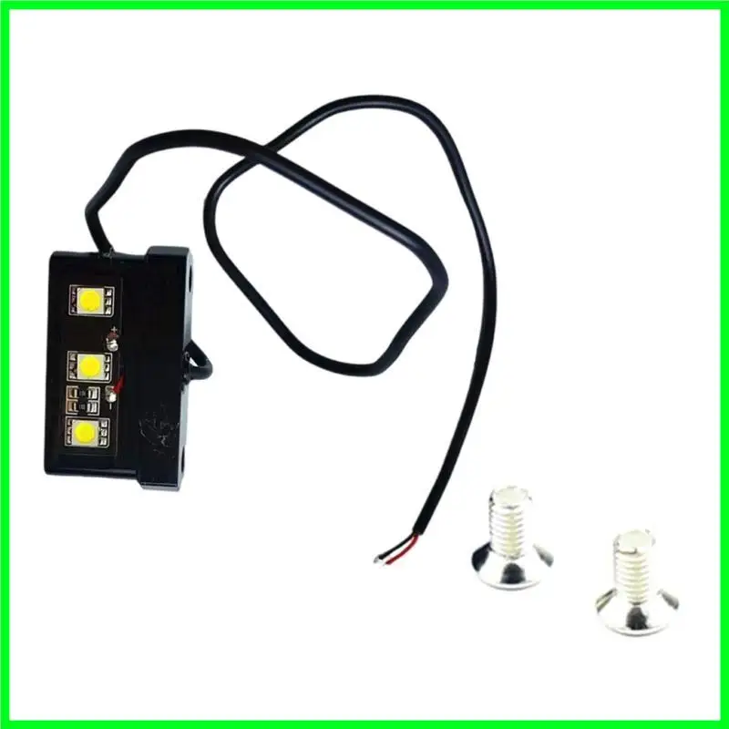 

T3EF Motorcycle LED License Plate Light Aluminum Number Plate Lamp Motorbike Part