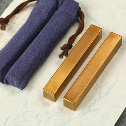 Iron Brass Paper Weight Pisapapeles Antique Metal Paperweight Simple Small Chinese Calligraphy Painting Rice Paper Pressing Prop