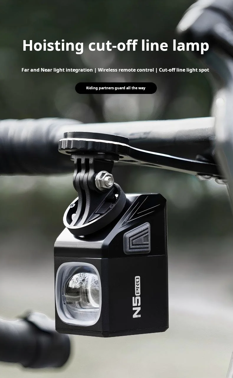 OFFBONDAGE 1000LM Bike Light Front Lamp TypeC Rechargeable LED 5000mAh Bicycle Light Waterproof Headlight Bike Accessories