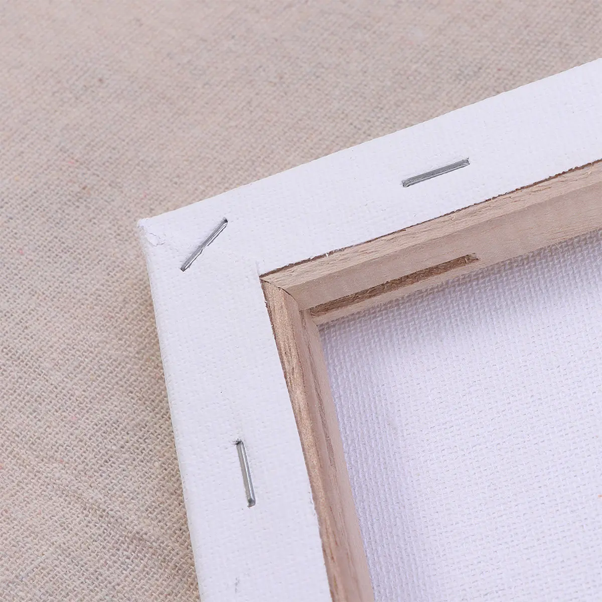 

10Pcs Cotton Oil Painting Canvas Panels Stretched Wood Frames for DIY Drawing Painting Artist Supplies Multiple Media