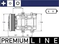 ACP855000P for air conditioner compressor TRANSIT V184 0106 V347 v184tdci