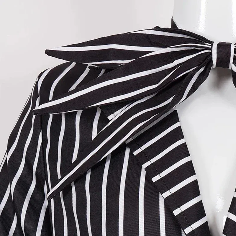 Jack Skellington Costume Cosplay Maschera per adulti Il pesadilla prima di Natale Jack Uniforme Vestiti Maschera Vestito Costumi di Halloween