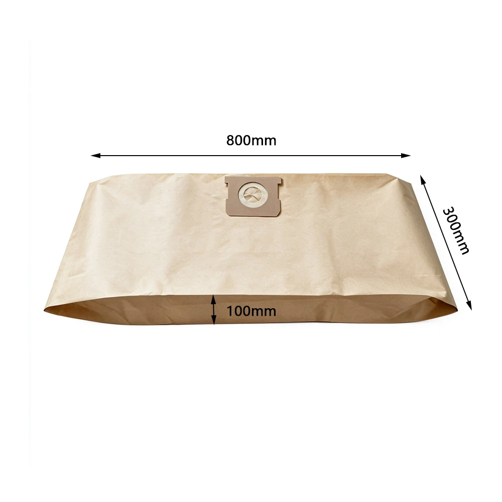 19-3100 Shop Vac Bags 6 Pack for Stanley 5-8 Gal Wet Dry Vac, Replacement Vacuum Bags for Stanley SL18116P, SL18115P & Porter Ca