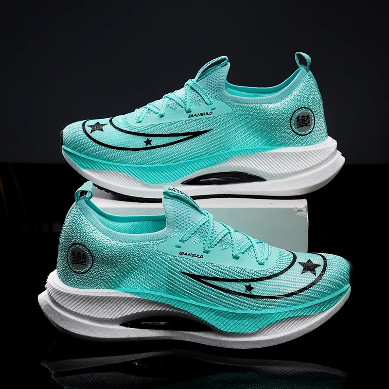 Mens Comfortable Lightweight Sneakers Mens Professional Running Shoes Non-slip Outdoor Shoes New Breathable Sneakers