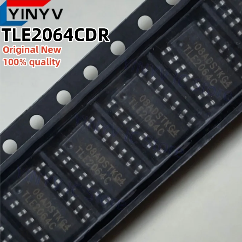 5Pcs TLE2064CDR TLE2064C TLE2064 SOP-14 EXCALIBUR JFET-INPUT HIGH-OUTPUT-DRIVE mPOWER OPERATIONAL AMPLIFIERS New 100% quality