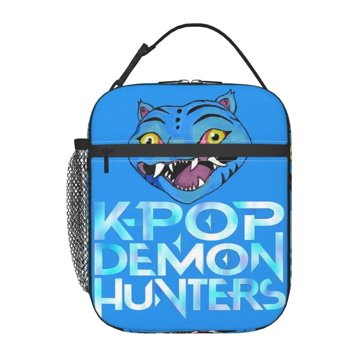 

Kpop Demon Hunters Derpy The Tiger Insulated Lunch Bags Cooler Bag Meal Container Lunch Box Tote for Men Women School Picnic