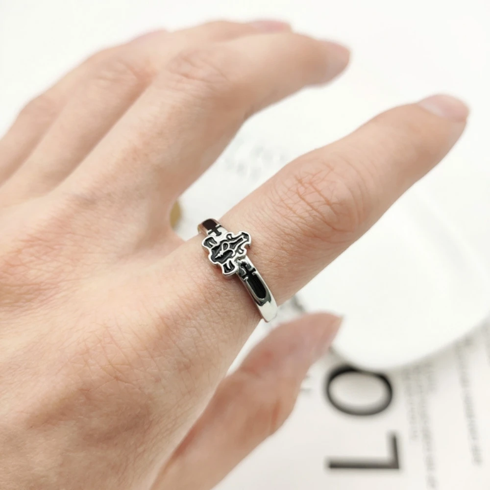 애니메이션 블랙 클로버 반지 아스타 코스프레 금속 반지 - Men'S Accessories Rings 리뷰 및 가격