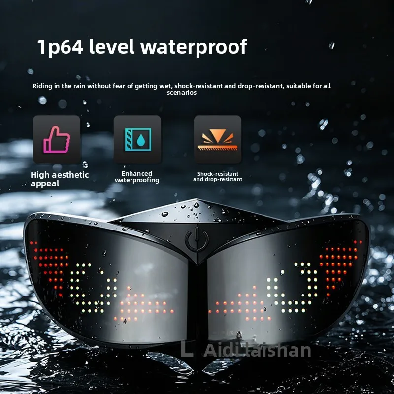 2026 Smart LED Helmet Eyes Light APP Control Motorcycle Helmet Eye Lamp DIY Animated Display Light for Moto Helmet Decoration