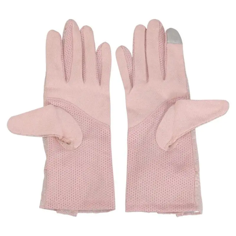 

39BD женские кружевные перчатки для сенсорного экрана длиной до запястья летние УФ-защитные перчатки для вождения