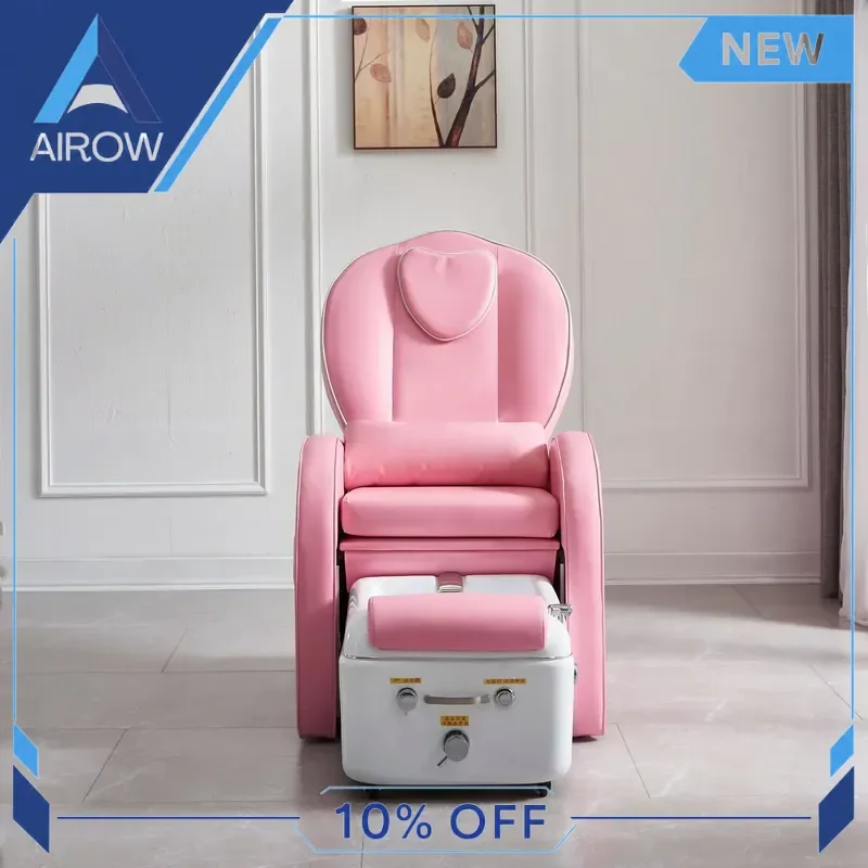 for Nail Salon Pedicure Stool Chair with Storage Drawer Modern Elegant Spa Seat for Nail Tech Manicure Station Furniture