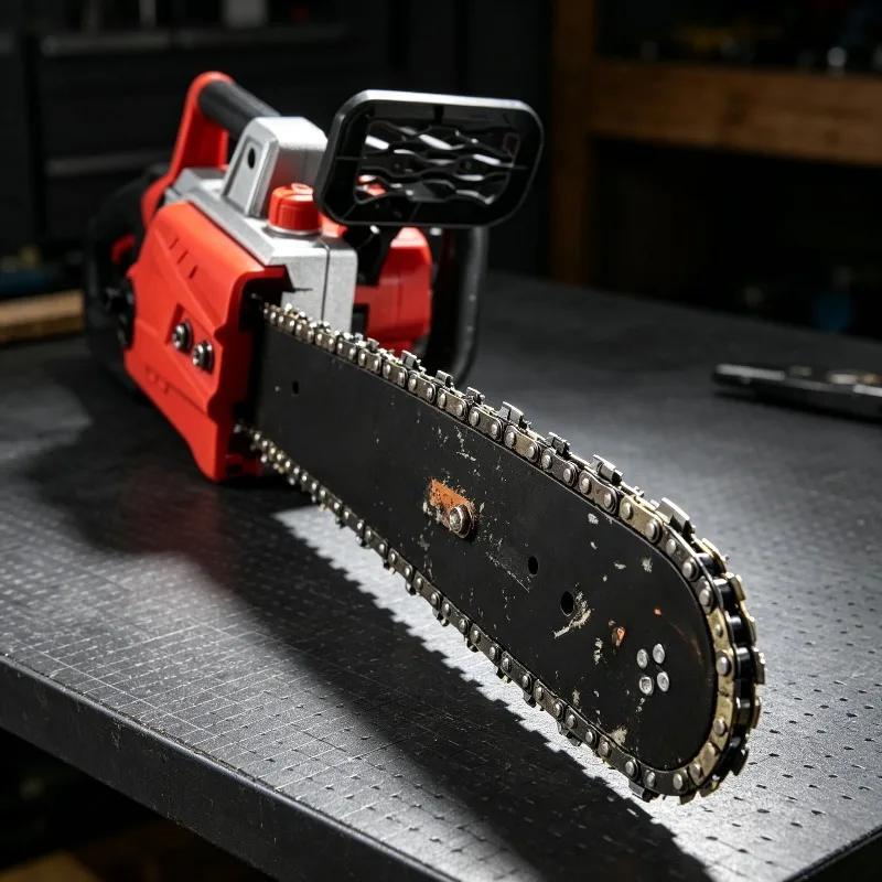 High Power 220V Handheld AC Chain Logging Tool, 12/16 Inch for Household Firewood Cutting