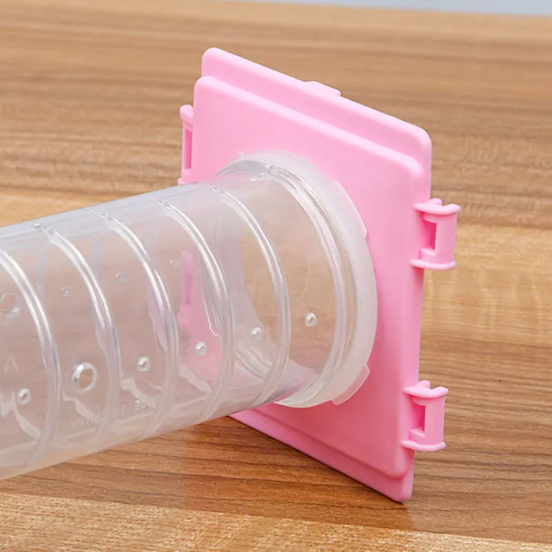 Hamster Tunnel Cage External Pipe Pet Toy Cages Interface Fitting Solid Color Connection Plate Cage Cap Home Pet Supplies