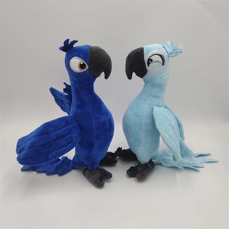 30CM New Rio 2 Movie Cartoon Blue Parrot Plush Toys Blue & Jewel Bird Dolls Gift For Kids