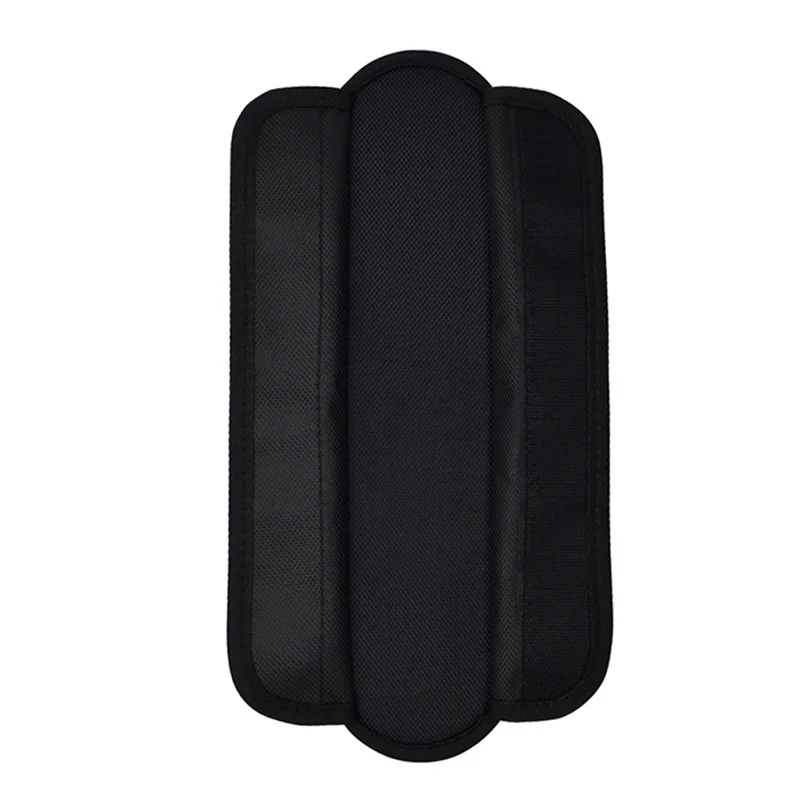 1pc/Pack Shoulder Strap Pad Rubber Cushion Pads for Laptop Bag Backpack Straps Plastic Black Round Rim Nonslip