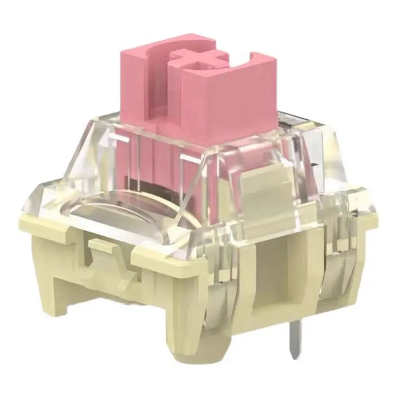 A29F-10PCS Pink Keyboard Axis V2 Silver Plated Mechanical Keyboard Axis DIY Keyboard Switch For Mechanical Keyboard