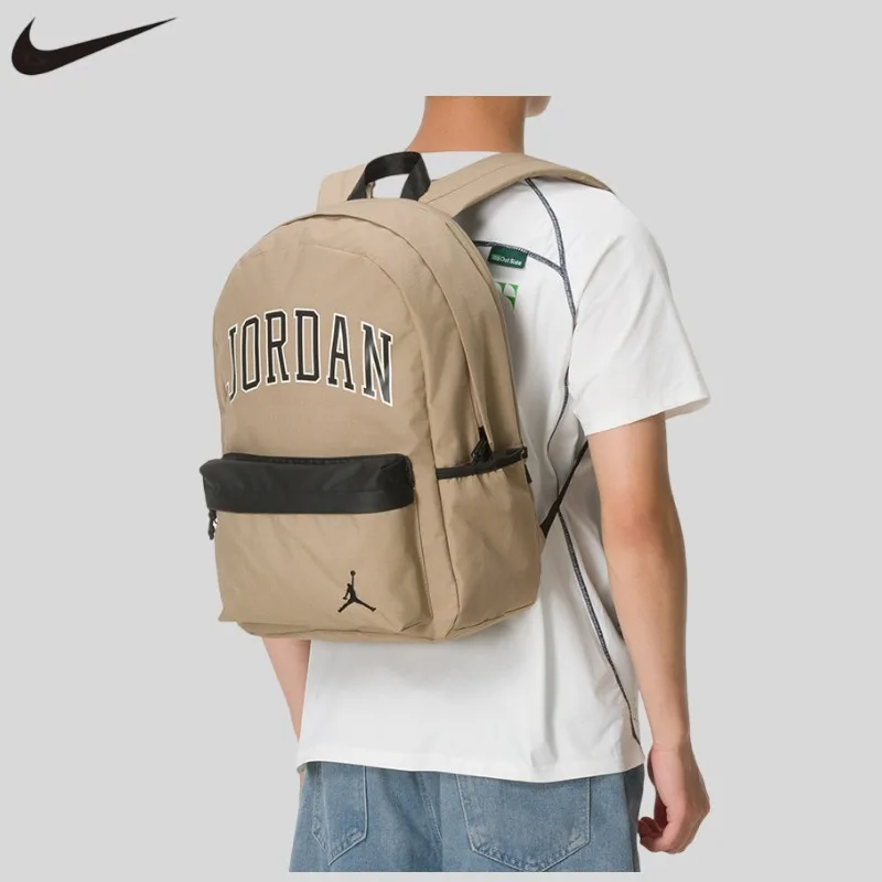 Nike Backpack Men's and Women's Bags Fashion Trend Sports Bag Outdoor Storage Student Backpack JD2633105AD-002