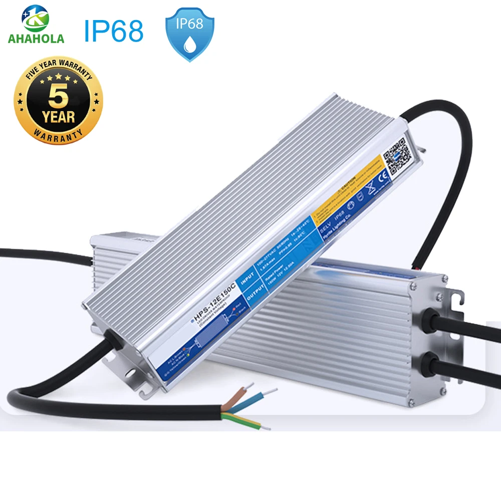 

AC to DC Waterproof Power Supply IP67 12V 24V Outdoor LED Driver 60W 100W 150W 200W 300W lighting Transformer Power Supply