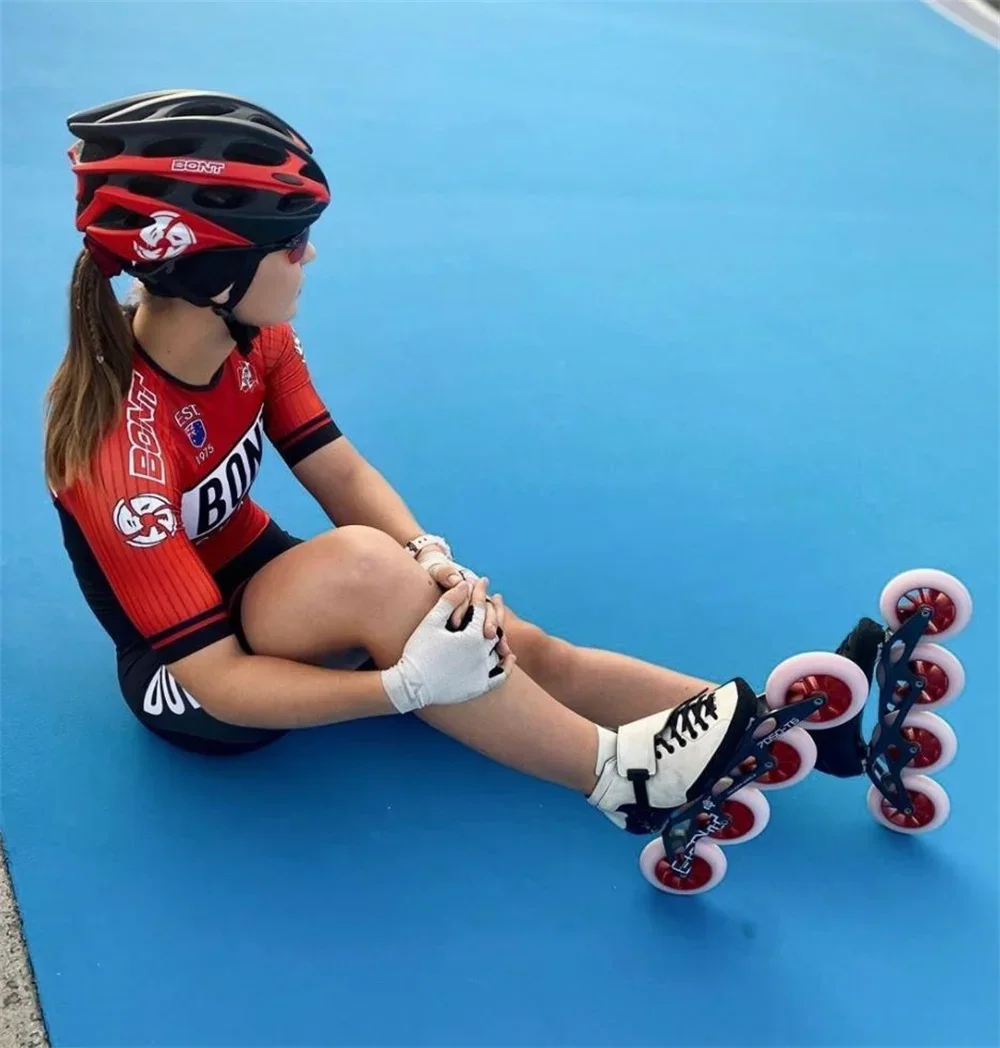 BONT Child Skating racing Skinsuit speed Inline Roller Skate skinsuit Fast triathlon Practice competition pro kids clothing