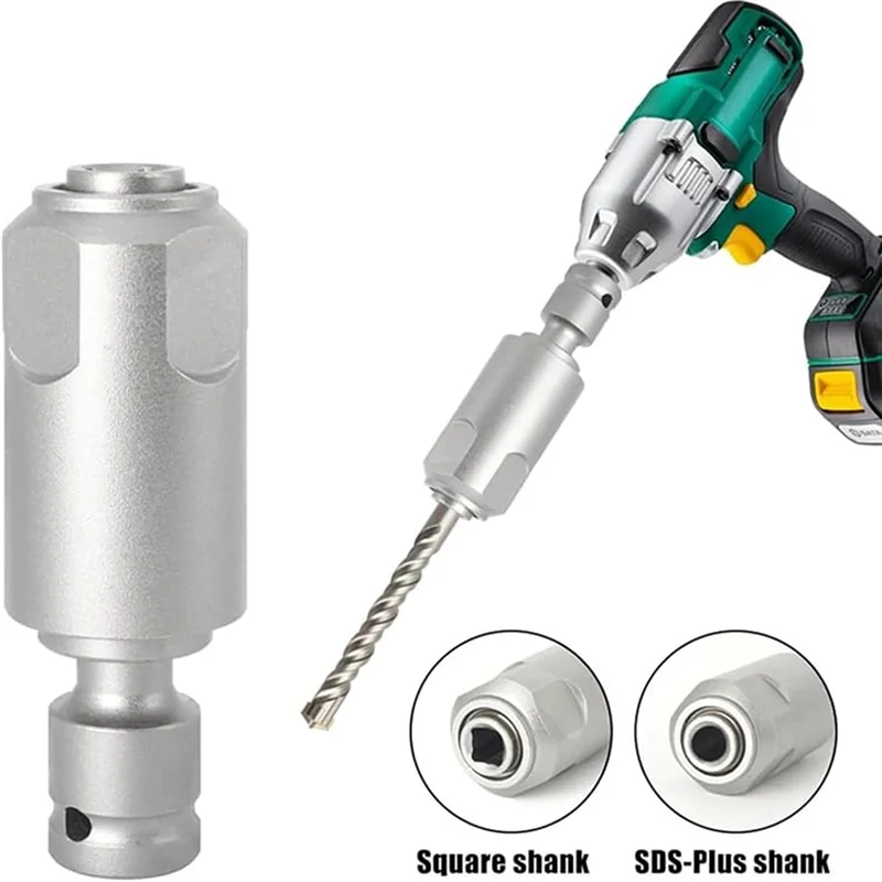 

N84R Electric Wrench To Hammer Adapter,1/2 Conversion Head Connector Rod Electric Hammer Drill