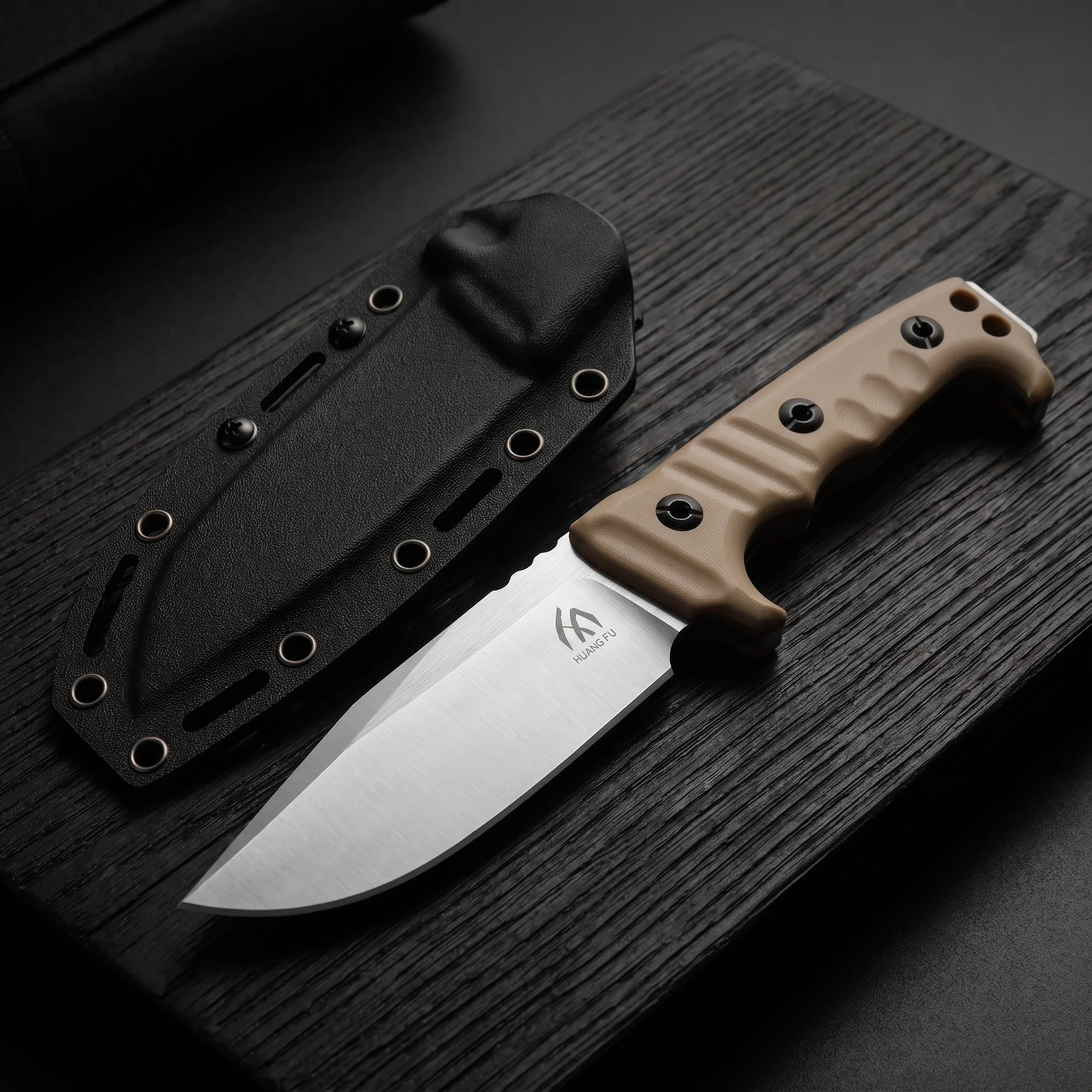 Bushcraft Knife Fixed - Couteau de randonnée à lame fixe