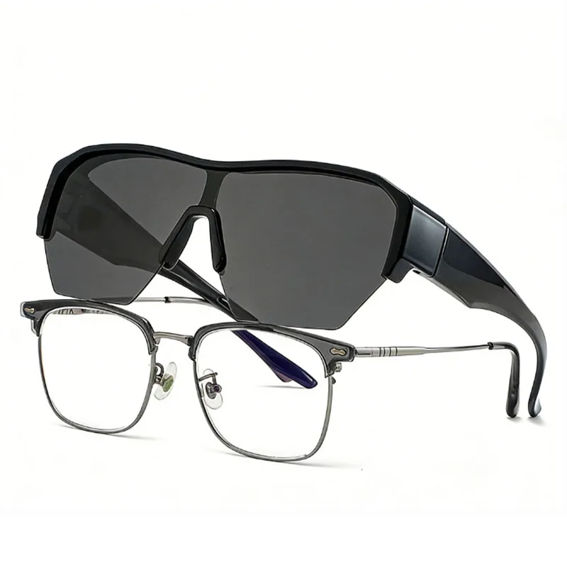 

Спортивные поляризационные солнцезащитные очки TR90 для велоспорта, совместимые с линзами для коррекции зрения, с защитой от УФ-излучения, для активного отдыха