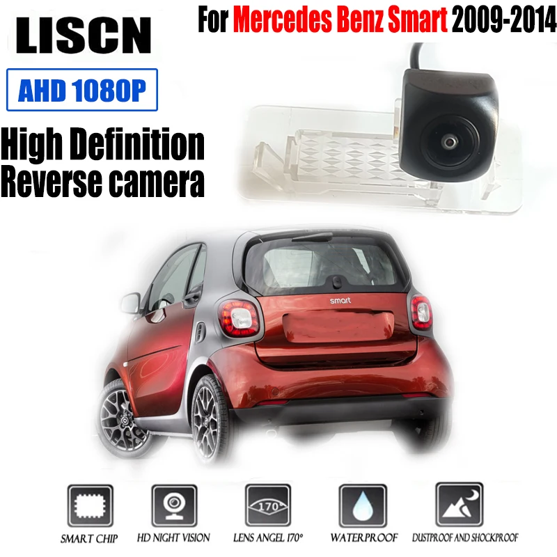 

HD Fisheye Rear Camera License Plate Camera For Mercedes Benz Smart 2009-2014 Backup Reversing Camera