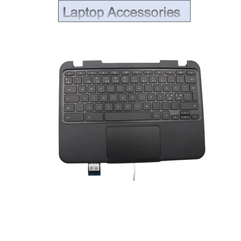 

F New Original Keyboard Palmrest Top Cover for N22 Chromebook (Lenovo) Nordic C Shell With Keyboard 5CB0L71382 `