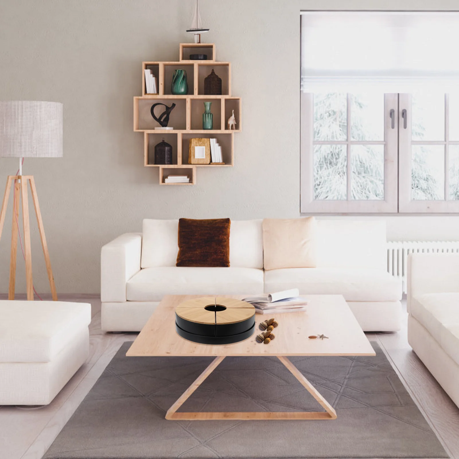 

1 Set Snack Serving Tray Divided Food Storage Container For Candy Dried Fruit Dessert Party Use Fruit Plate Kitchen Bar Tool