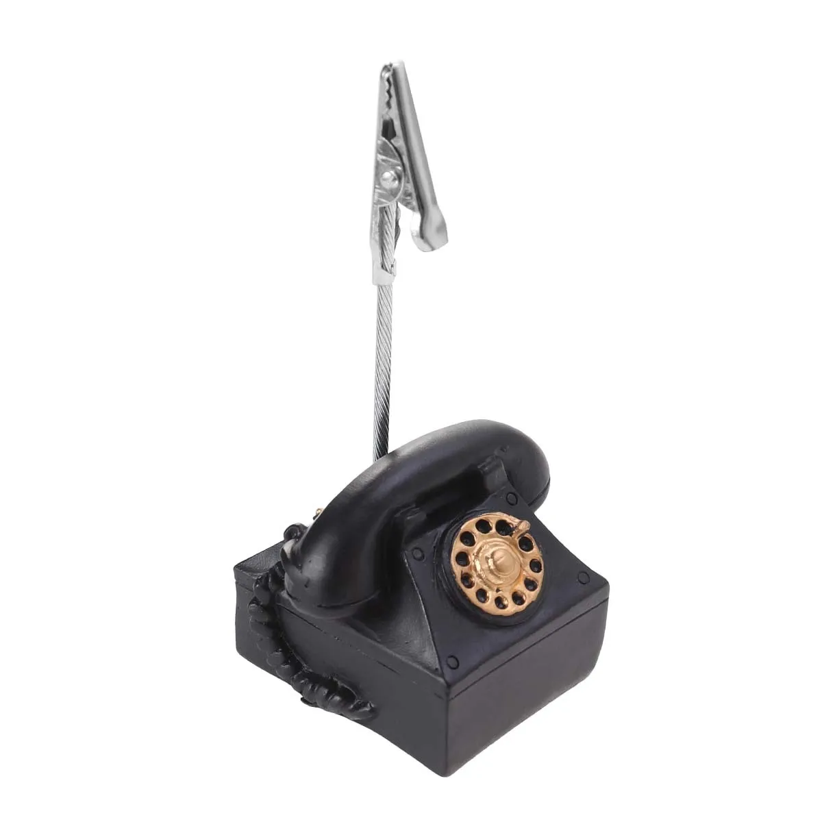 1pc Resin Desktop Memo Cube Base Note Holder For Office Home Small Space Message Organizer Memo Folder Photo Clip Table