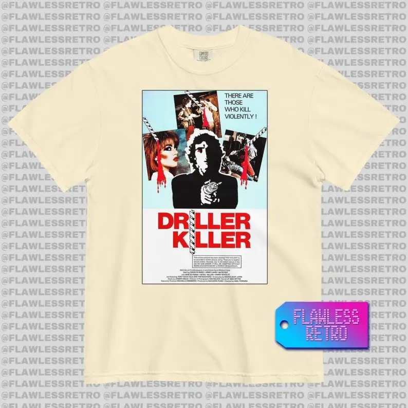 DRILLER KILLER 70s Cult Horror Tee