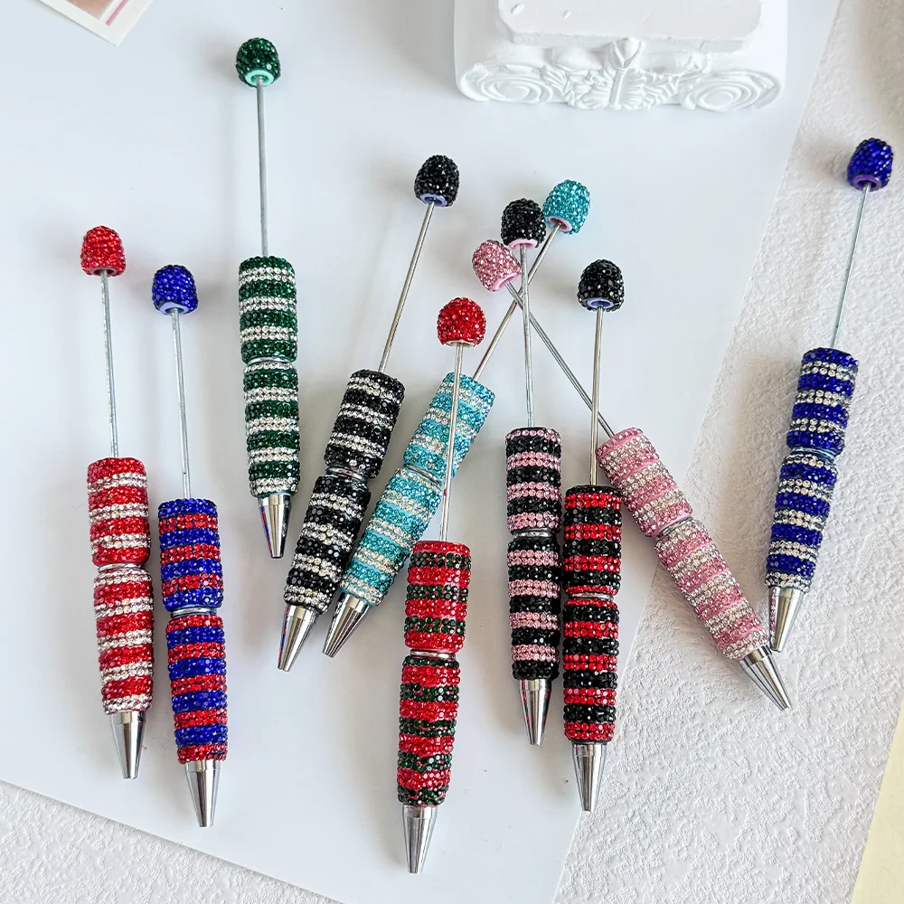 

Cordial Design 20Pcs 15*153MM Rhinestone Plastic Pens/DIY Jewelry/Hand Made/Beaded Pen Accessories/Beadable Pen Findings #19179