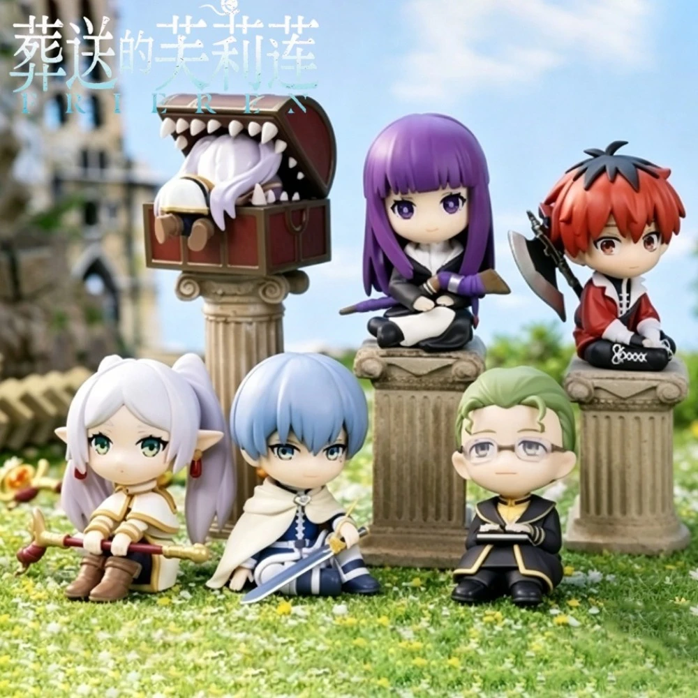 Frieren: Nach dem Ende der Reise 6 Stile Charakter-PVC-Figuren-Set Desktop-Sammlerstück Spielzeug